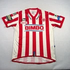 Atletica Necaxa 2006 Football Shirt Jersey Men's Large Bimbo Red White Vintage