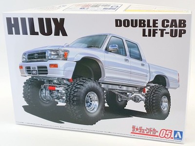 Aoshima Maßstab 1:24 Modellauto Bausatz 20088 - Hilux Double Cab Pick Up