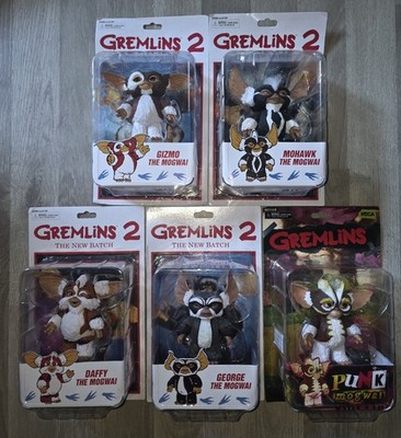 5x NECA Gremlins Actionfiguren Mogwai Gizmo Mohawk Daffy George Punk
