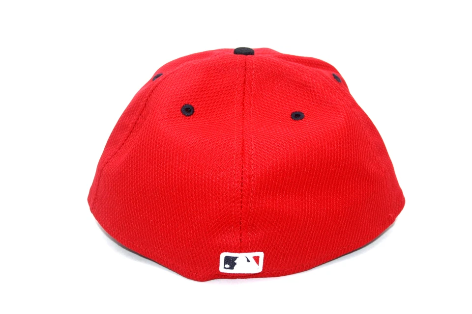 NEW ERA MLB LOS ANGELES ANGELS RED  59FIFTY FITTED  7 7/8 OFFICIAL ON-FIELD CAP - Image 3 of 4