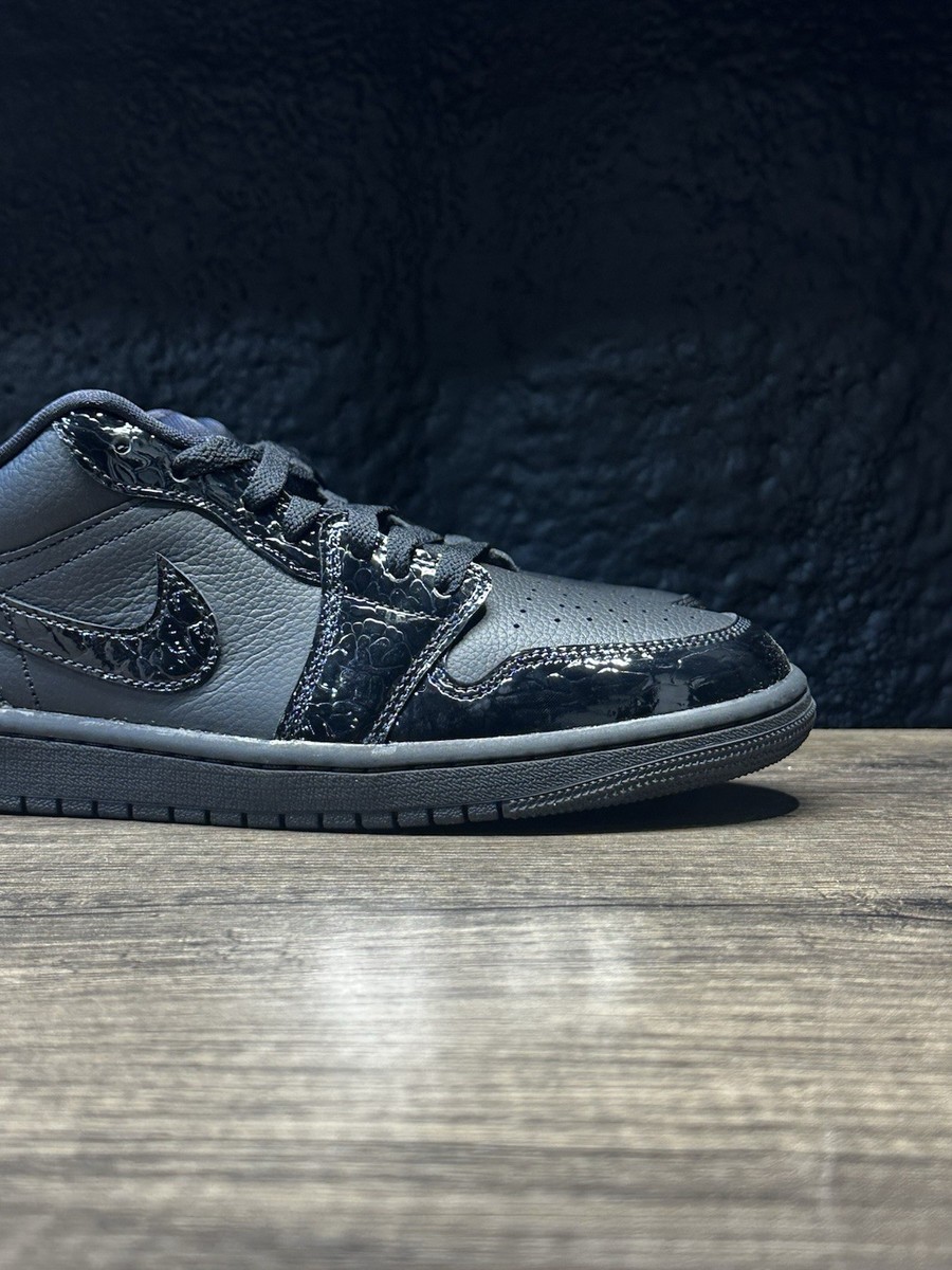 OPS　Nike Air Jordan 1 Low ブラック 27㎝ Nike Air Jordan 1 Low SE Black Croc Scream Green IQ9701-010