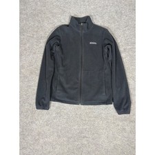 Columbia Kids Black Full Zip Fleece Jacket Mock Neck XY0009 1843931 Large