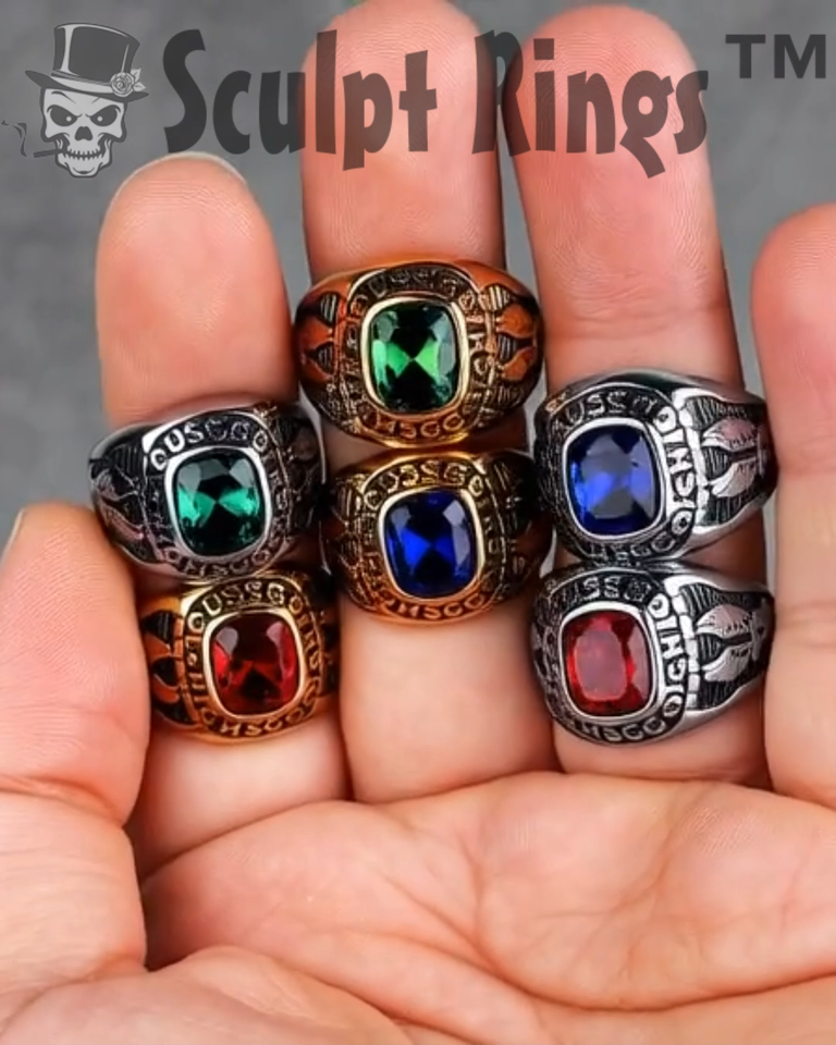 Sculpt Rings™ High School Class Ring - College Style Statement Jewelry ...