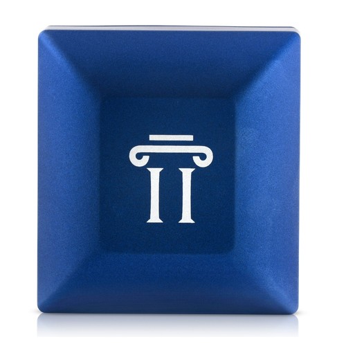 2 borchie blu zaffiro e diamante 1/2 carati oro bianco 14K - Foto 4 di 4