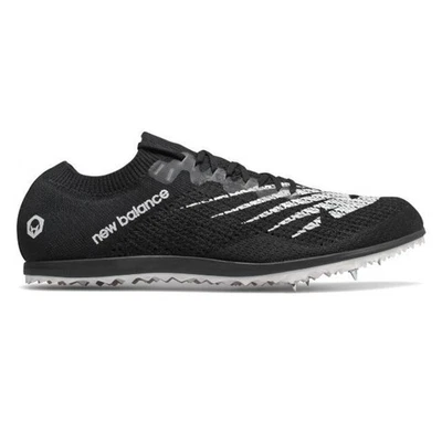 Neuf Taille 12.5 Hommes New Balance Noir et Blanc Distance Piste Pointes - Photo 1/4