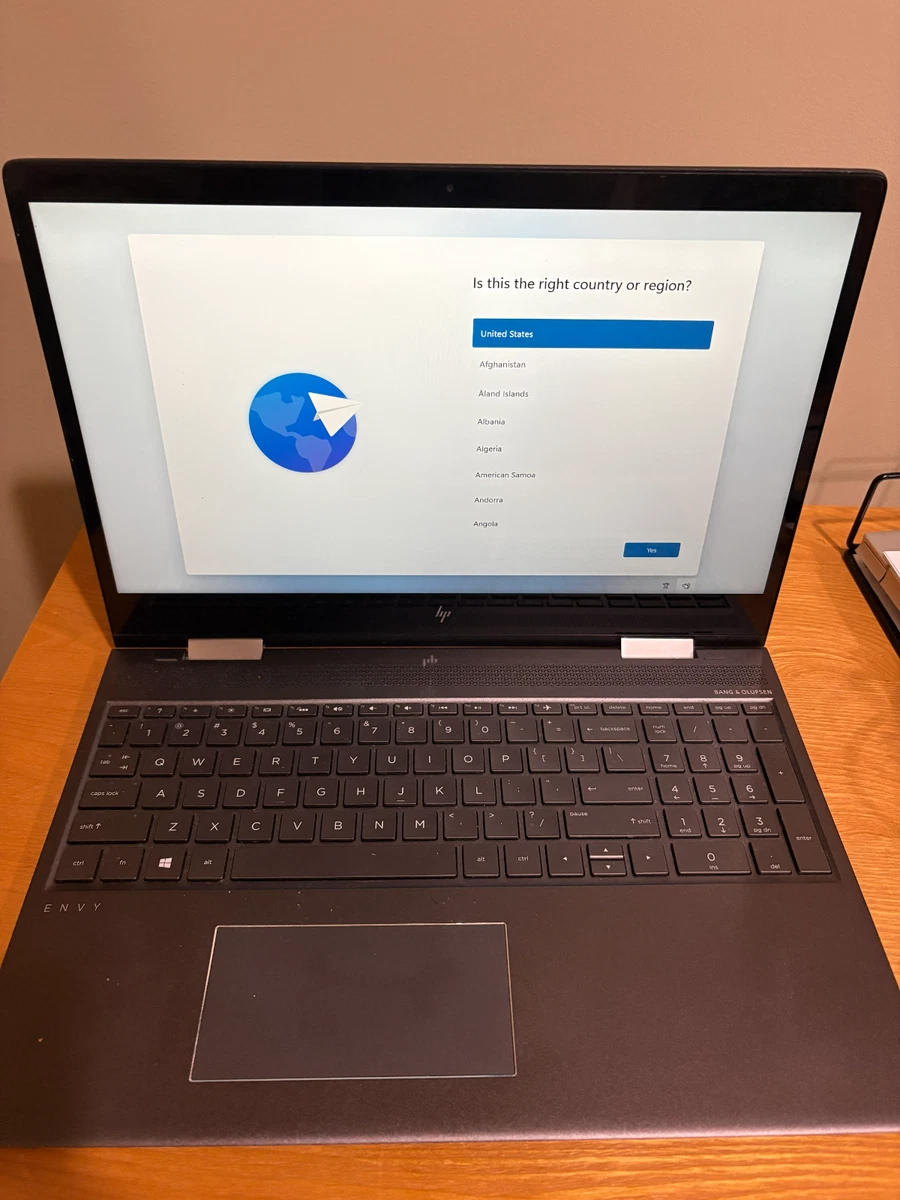 HP ENVY x360 8 GB RAM Windows 10 PC Laptops & Netbooks for Sale
