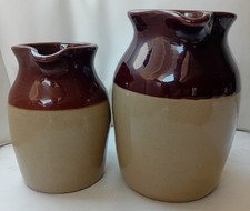 Paar Kr&uuml;ge Krug Kanne Kaffeekanne Pearsons of Chesterfield 1810 Keramik