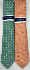TWO CLUB ROOM Men's Regular Ties  NEW MSRP: 55.00 X 2  110.00