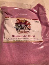 COLOR SPLASH - Purple Colored Sand for Sand Art Crafts - 2 POUNDS 