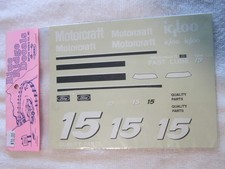 BLUE RIDGE DECALS 1/24 FORD MOTORCRAFT/ IGLOO SLOT CAR