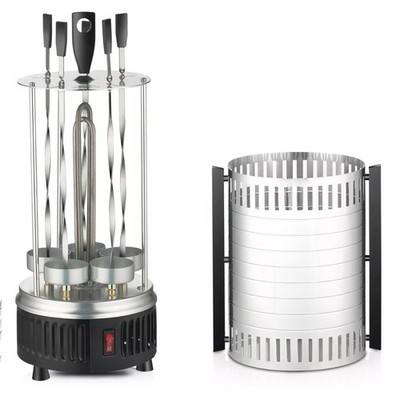 Döner Grill Elektrisch 1000W Edelstahl Vertikal Schaschlik Gyros BBQ