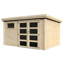 Casa 365x275 in Legno 28 mm da Giardino Rimessa per Attrezzi Casetta Depandance