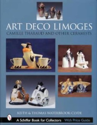 Art Deco Limoges book Porcelain T&V Plate Pitcher