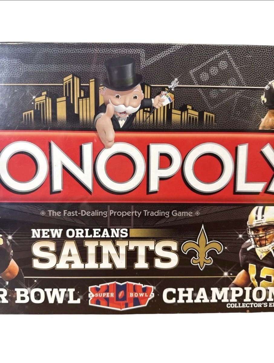 Monopoly New Orleans Saints Super Bowl Champions Collectors