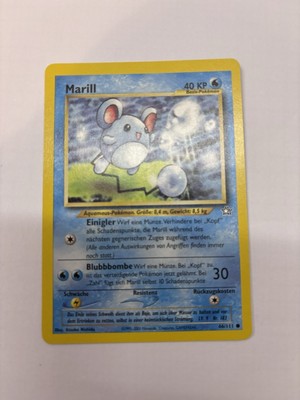 Marill 66/111 Pokemon Karte 1995-2001
