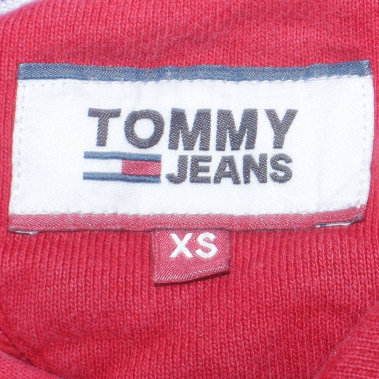 Tommy Jeans Red Hoodie Mens Xs image 6