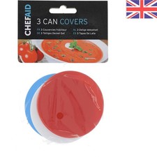 Set of 3 BPA-Free Tin Can Covers - Keep Pet Food Fresh & Odour-Free
