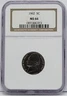 1962 Jefferson Nickel 5c - Graded NGC MS66