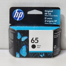 HP 65 Black Ink Cartridge N9K02AN Genuine EXP 01/23