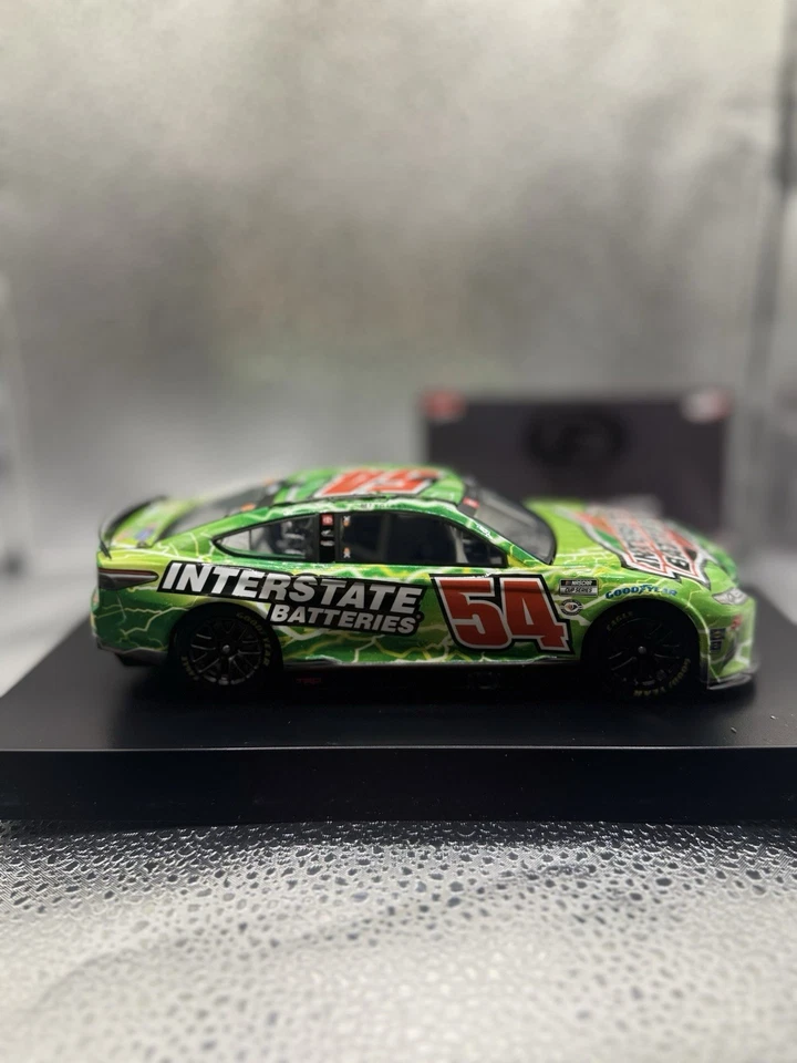 Baterías interestatales 1/24 Elite 2023 #54 Ty Gibbs verde Toyota Camry diecast 029 Foto 3 de 4