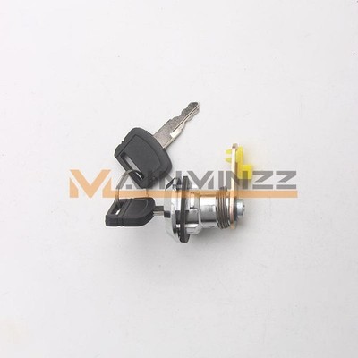 NEW Cab Door Lock Cylinder With Key Fit For   120 200-5 EX-5 Excavator #iv