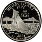 2001-S 50 State Quarters Rhode Island Proof — photo from another recent sale