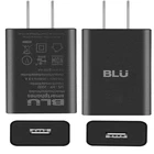 3 UnitsBLU OEM single Port USB-A Wall Phone Charger 0.3A 0.2A 0.15A 5.0V 2000mA