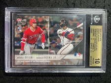 2018 TOPPS NOW SHOHEI OHTANI RONALD ACUNA AW3 BGS 10 PRISTINE~EQUAL PSA 10