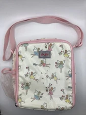 Cath Kids London Garden Fairies crossbody school Insulated Pink White lunch bag