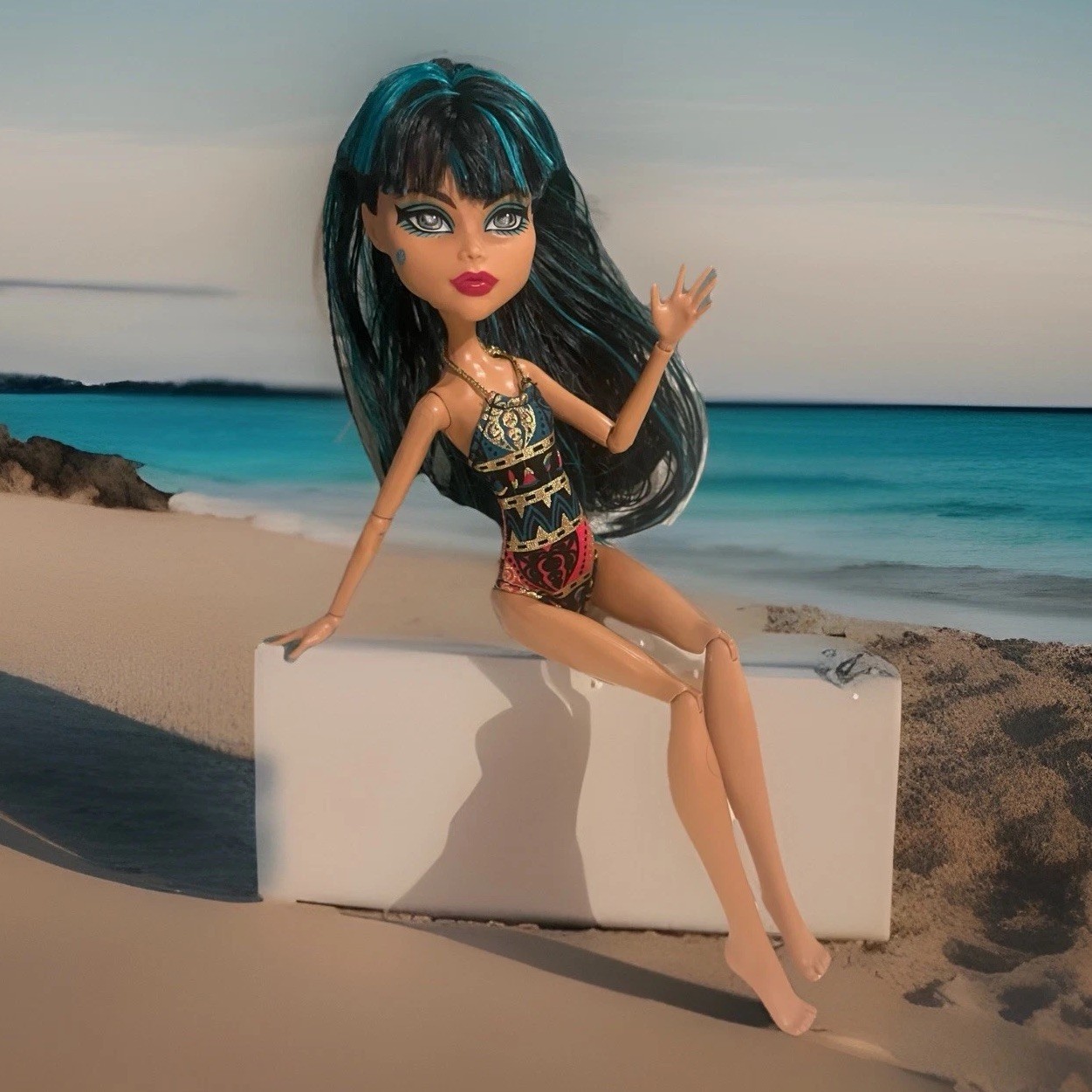 Monster High  13 Wishes Cleo De Nile Desert Fright Doll