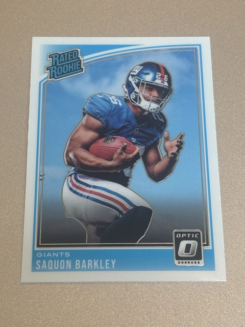 Saquon Barkley 2018 Panini Donruss Optic Rated Rookie