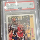 Upper Deck 1995 Michael Jordan #44 He's Back Chicago Bulls PSA 9 Basketball Card