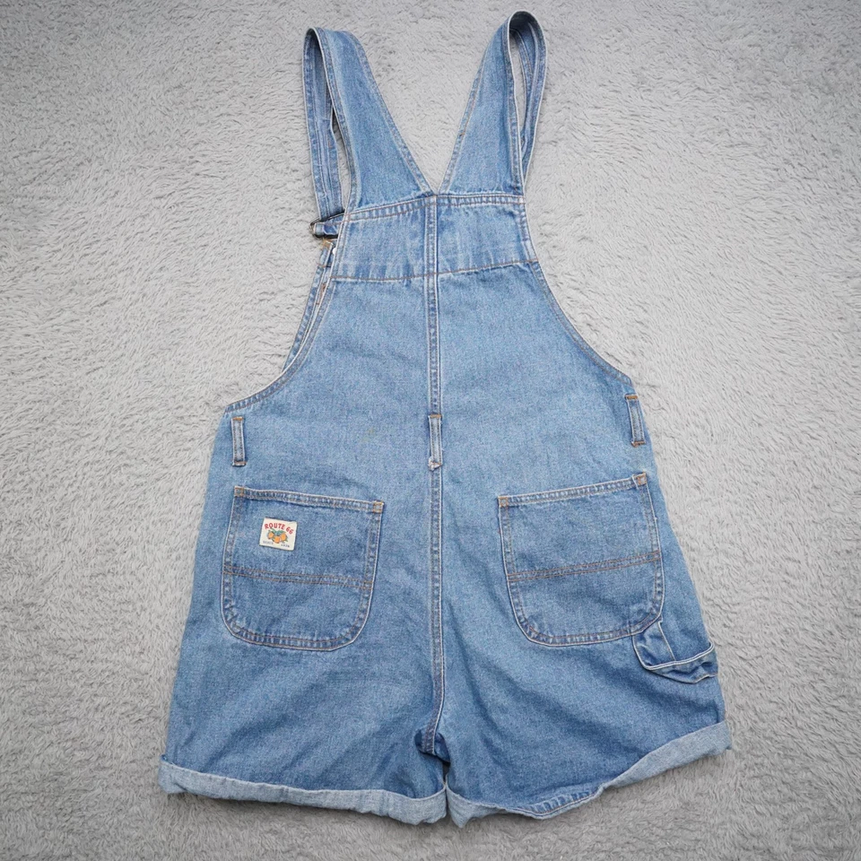 Pantalones cortos vintage Route 66 para mujer M azul Foto 2 de 4