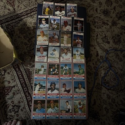 75-76-77and 1978 Topps Hostess Snack Cakes Baseball Trading Cards, 33 Cards