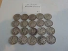 20     US  Silver   Dime Lot - Roosevelt     Mercury    Mixed  Dates