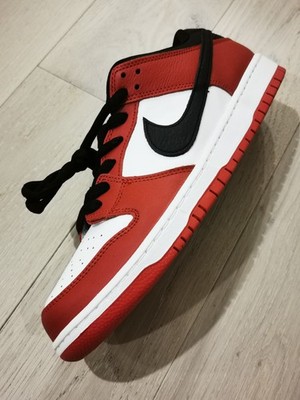 Nike SB Dunk Low J Pack Chicago Men US 10 Black Red Zoom Air