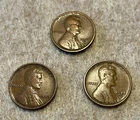 1927 P 1927 D 1927 S Lincoln Wheat Penny 3 coin Set FREE SHIPPING.