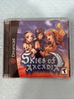 Skies of Arcadia Sega Dreamcast SEGA 2000 with Case, Manual, Inserts, Disc 1 & 2