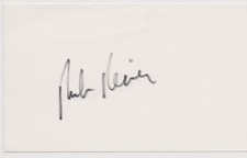 ROB REINER autographed 3x5 index card DECEASED ACTOR DIRECTOR authentic w/ coa