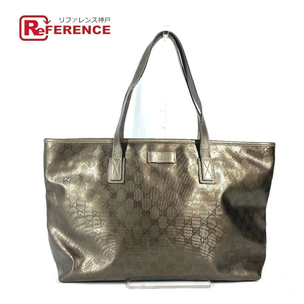 Gucci Tote Bag Gg Imprime Bag Sac à Bandoulière Or 211137