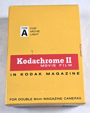 Kodachrome II Color Movie Film for Double 8mm Roll Cameras 25' Sealed
