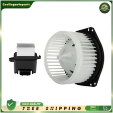 Front For 2011 12-2013 INFINITI QX56 HVAC Blower Motor Fan & Blower Resister Kit