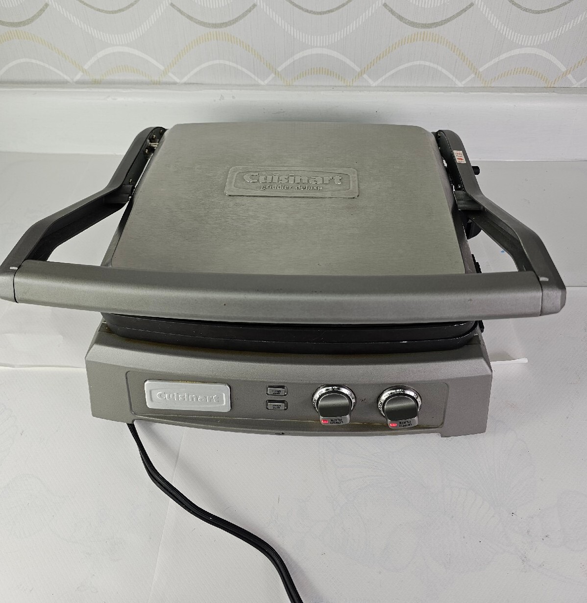 CUISINART 6in1 Electric Grill Griddler® Deluxe, Model GR150(TK) eBay