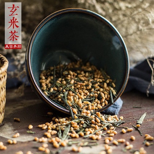 Organic Genmaicha * Japan Roasted Brown Rice Green Tea 250g - Picture 3 of 10