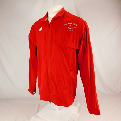 Fenway Park Staff Men Red Jacket Coat New Balance Sz XL | eBay