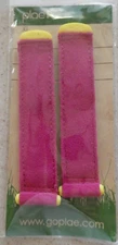 NEW Plae Pink Suede Straps for Shoes Set of 2 Tabs Girl Toddler  XL