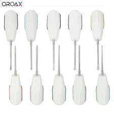 Elevadores de extracción para luxación de raíz dental, juego de 10 piezas OROAX