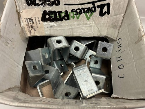 12 PK Atkore PS‑679‑EG Power‑Strut 9/16″ U‑Support, Electro-Galvanized, 5⅜″ Long - Picture 5 of 9