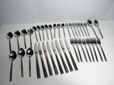 40 Piece Oneida MELISSA Stainless 1881 Rogers Burnished Silverware Flatware Set