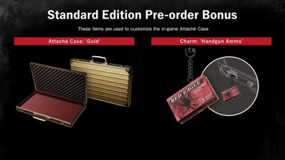Resident Evil 4 (Remake) PS4/PS5/XBX DLC BONUS Gold Case (Americas)